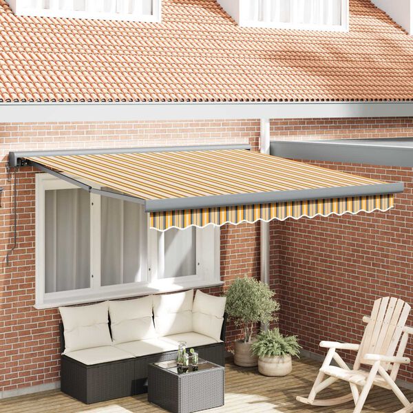 vidaXL Toldo Multicolor 350 x 250 x 165 cm Poli&eacute;ster y Aluminio