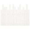 vidaXL Cabecero de cama de pared madera maciza pino blanco 108x3x80 cm