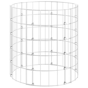 vidaXL Compostador de jard&iacute;n acero galvanizado &Oslash;50x50 cm