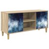 vidaXL Mueble de TV RAALTE 102 x 33 x 50 cm Sonoma
