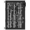 vidaXL Puerta de jard&iacute;n 85 x 150 cm Negro Con cerradura