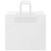 vidaXL Bolsas de papel con asas 50 uds blanca 32x22x28 cm