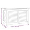 vidaXL Caja de almacenaje de jardín con bolsa teca maciza 90x50x58 cm