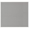 vidaXL Manta con peso tela gris 200x225 cm 13 kg