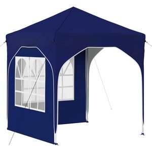 vidaXL Carpa Plegable para Fiestas 192 x 192 x 245 cm Azul