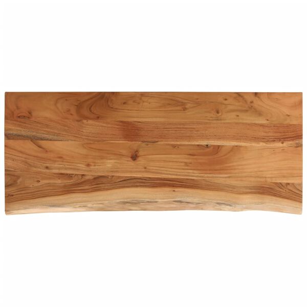 vidaXL Tablero rectangular madera de acacia borde vivo 90x40x2,5 cm