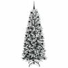 vidaXL &Aacute;rbol de Navidad artificial 210 cm PVC y Pl&aacute;stico y Acero y PE