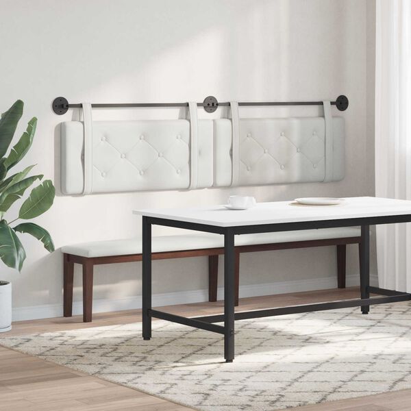 vidaXL Cabecera Colgante 210 x 55 x 5 cm Cuero sint&eacute;tico