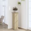 vidaXL Soportes de plantas madera ingenier&iacute;a roble Sonoma 33x33x100 cm