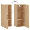 vidaXL Armario de pared madera ingenier&iacute;a roble Sonoma 34,5x34x90 cm