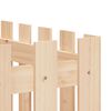 vidaXL Arriate elevado jard&iacute;n con valla madera maciza pino 200x50x70cm