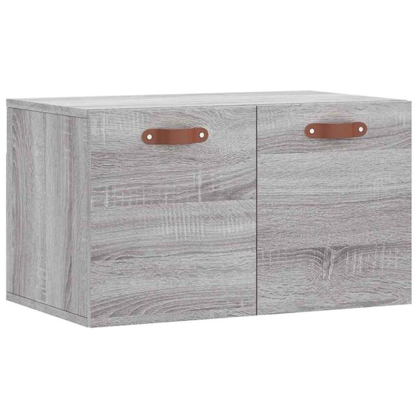 vidaXL Armario de pared madera de ingenier&iacute;a gris Sonoma 60x36,5x35 cm
