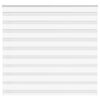 vidaXL Estor cebra blanco 160x150 cm tejido ancho 155,9 cm poliéster
