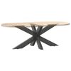 vidaXL Pata para mesa de centro con forma de ara&ntilde;a, antracita, 98 x 58 x (42-43) cm, acero
