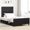 vidaXL Cama tipo Box Spring con cabecera Negro 120 x 190 cm Terciopelo