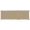 vidaXL Tumbona con cojín beige madera de pino impregnada