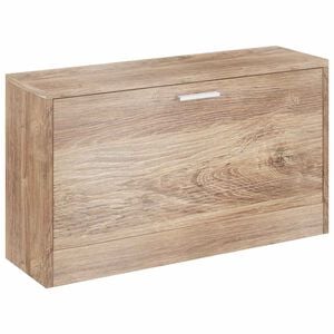 vidaXL Zapatero de color roble 80x24x45 cm