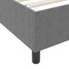 vidaXL Cama tipo Box Spring Gris claro y . 90 x 200 cm Tela de Pana