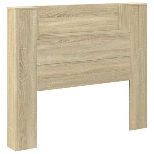 vidaXL Cabecera con LED Roble Sonoma Madera de ingenier&iacute;a
