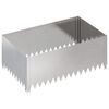 vidaXL Borde de C&eacute;sped 100 x 60 x 35 cm Acero Plateado