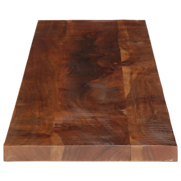 vidaXL Tablero mesa rectangular madera maciza reciclada 180x30x3,8 cm