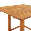 vidaXL Mesa alta de terraza madera maciza de acacia 75x75x110 cm