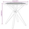 vidaXL Juego de comedor de jard&iacute;n 3 piezas madera maciza de acacia