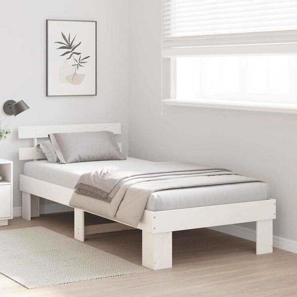 vidaXL Estructura de cama 80 x 200 cm Madera de pino macizo