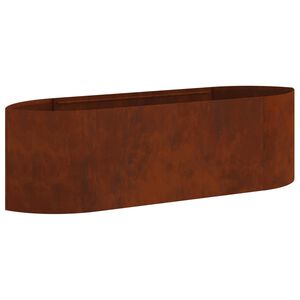 vidaXL Cama de Jard&iacute;n Elevada Acero oxidado 140 x 40 x 40 cm Acero