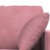 vidaXL Sof&aacute; 2 pcs Rosa 138 x 78 x 80 cm Terciopelo