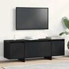 vidaXL Gabinete de TV Roble Negro 120 x 30 x 40,5 cm