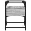 vidaXL Mesita de noche madera de ingenier&iacute;a gris Sonoma 40x40x55 cm
