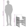 vidaXL Set de comedor de jard&iacute;n 11 pzas y cojines rat&aacute;n sint&eacute;tico gris