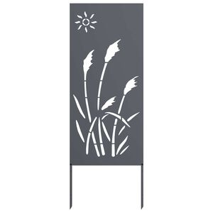 vidaXL Pantalla de Privacidad para Jard&iacute;n Calado Antracita 50 x 140 cm