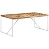 vidaXL Mesa de comedor madera maciza de acacia y mango 180x90x76 cm
