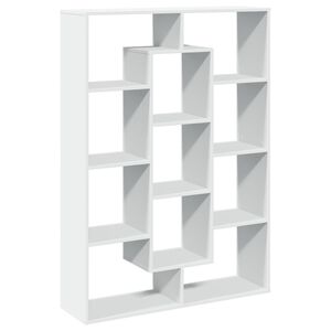 vidaXL Estanter&iacute;a librer&iacute;a madera de ingenier&iacute;a blanca 102x29x143 cm