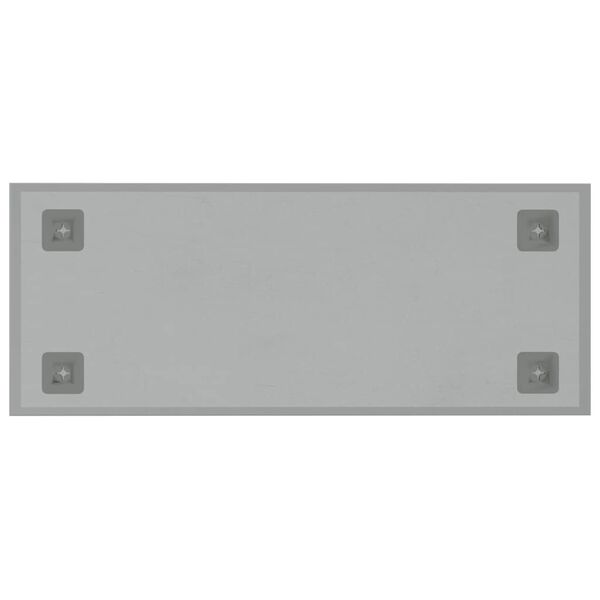 vidaXL Pizarra magn&eacute;tica de pared vidrio templado blanco 50x20 cm