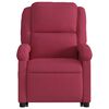 vidaXL Sill&oacute;n reclinable elevable terciopelo rojo tinto