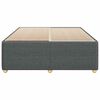 vidaXL Cama sin colch&oacute;n de tela gris oscuro 160x200 cm
