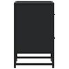 vidaXL Mesitas de noche 2 uds madera ingeniería negro 40x31x50 cm