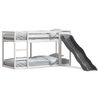 vidaXL Litera con tobog&aacute;n y escalera madera maciza de pino 80x200 cm