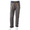 Pantalón de chándal infantil gris oscuro mélange 128