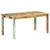 vidaXL Mesa de comedor de madera maciza reciclada 160x80x76 cm
