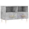 vidaXL Mueble para TV madera contrachapada gris hormig&oacute;n 80x36x50 cm