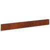 vidaXL Borde de C&eacute;sped 30 pcs 100 x 12 cm Acero Oxidado