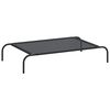 vidaXL Cama de perro elevada negra textilene L