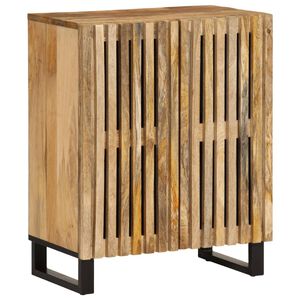 vidaXL Aparador de madera maciza de mango rugosa 60x34x75 cm