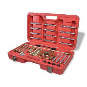vidaXL Set de extractores de cubos de rueda 30 piezas