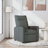 vidaXL Sill&oacute;n reclinable de tela gris oscuro