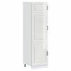 vidaXL Armario de cocina Kalmar blanca de alto brillo